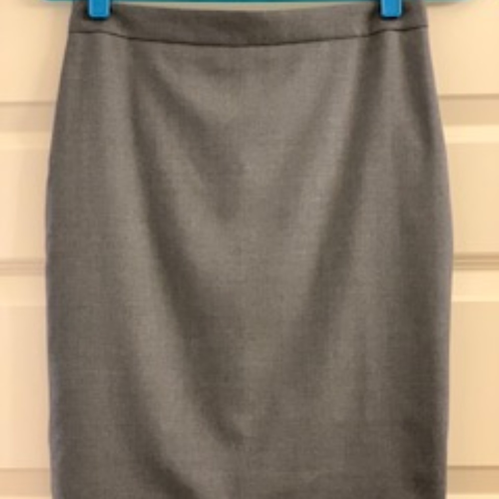 J.Crew Grey Women's Suit Skirt Size 00